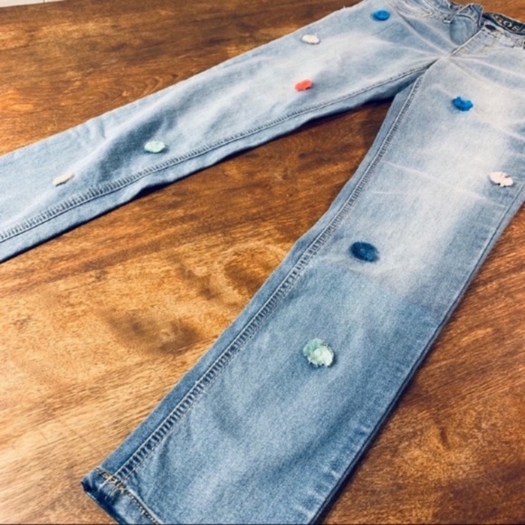 Vigoss Jagger Skinny Pom Pom Jeggings For Girls - Picture 4 of 7